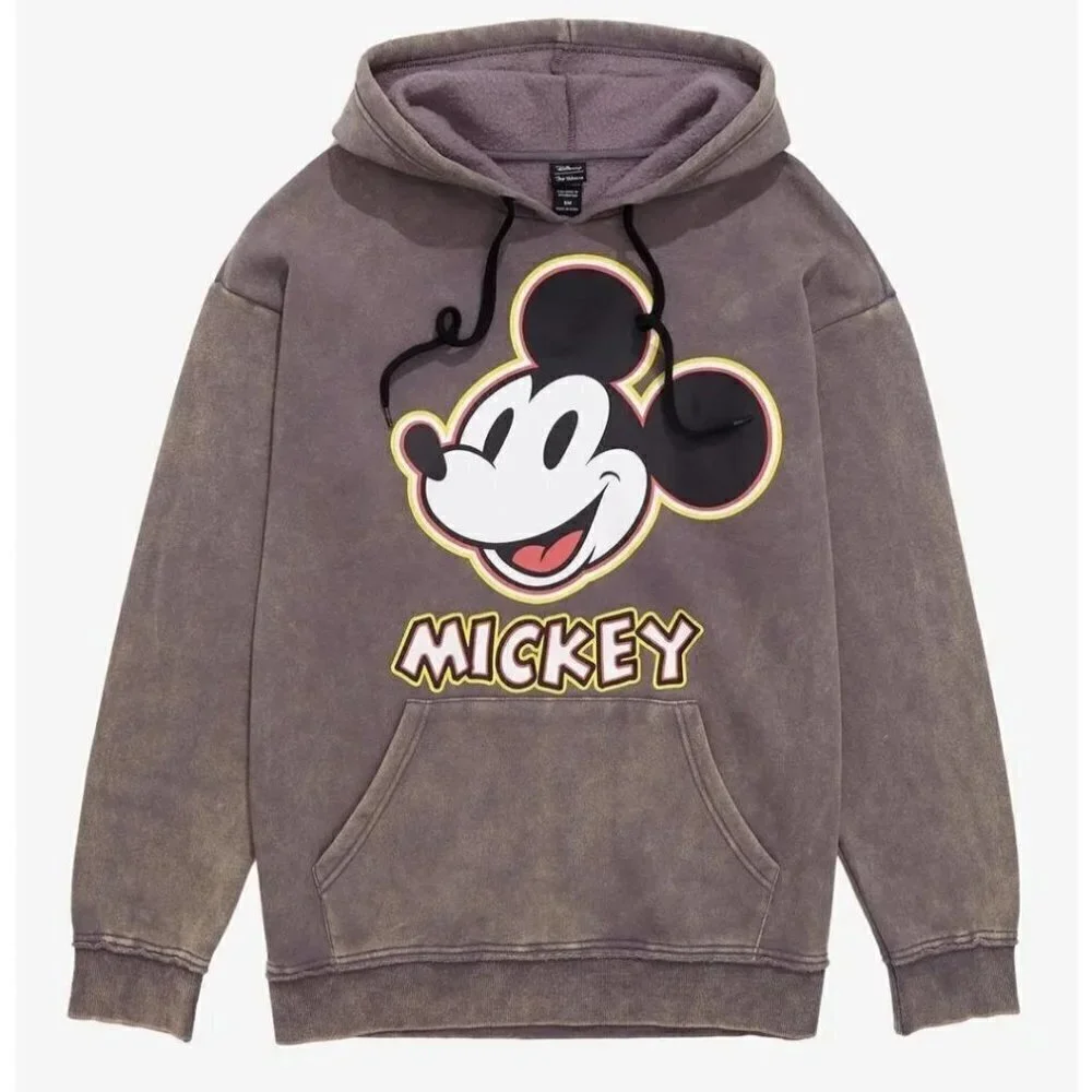 Disney Our Universe Mickey Mouse Mineral Wash Hoodie Size SM